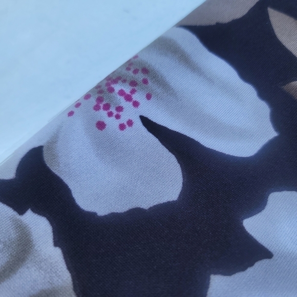 Tapemeasure Women’s Brown & White Stretch Floral Skirt Ruffles Elastic Waist M - Picture 5 of 9